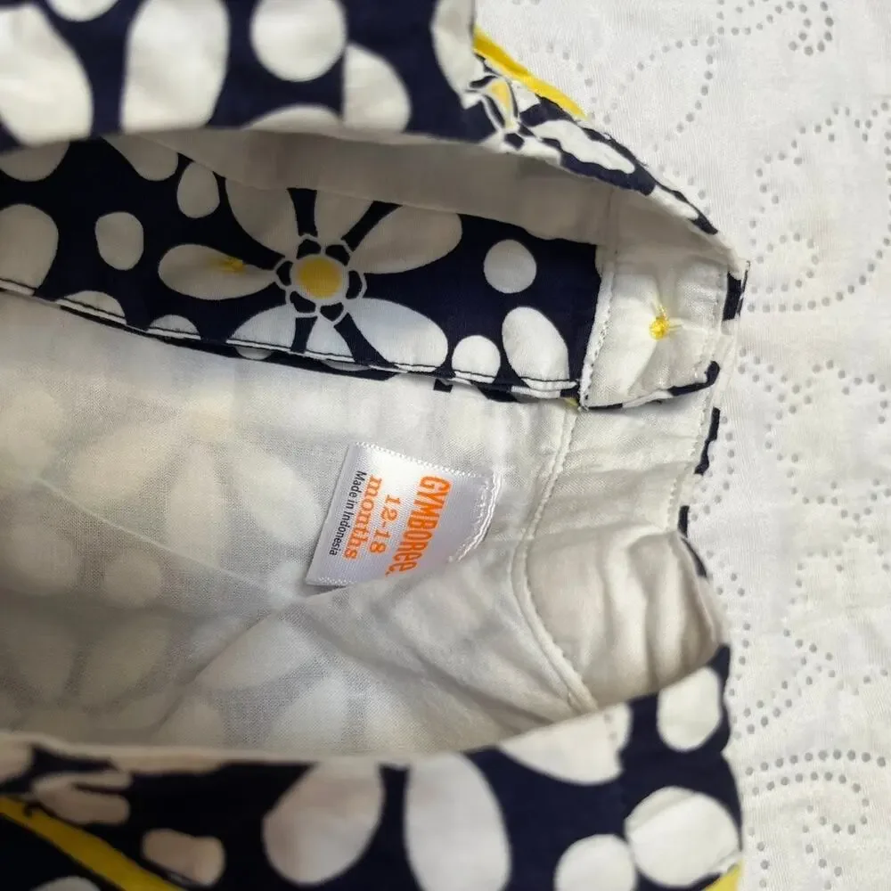 Gymboree Flower Shower Daisy Dress Size 12-18 months